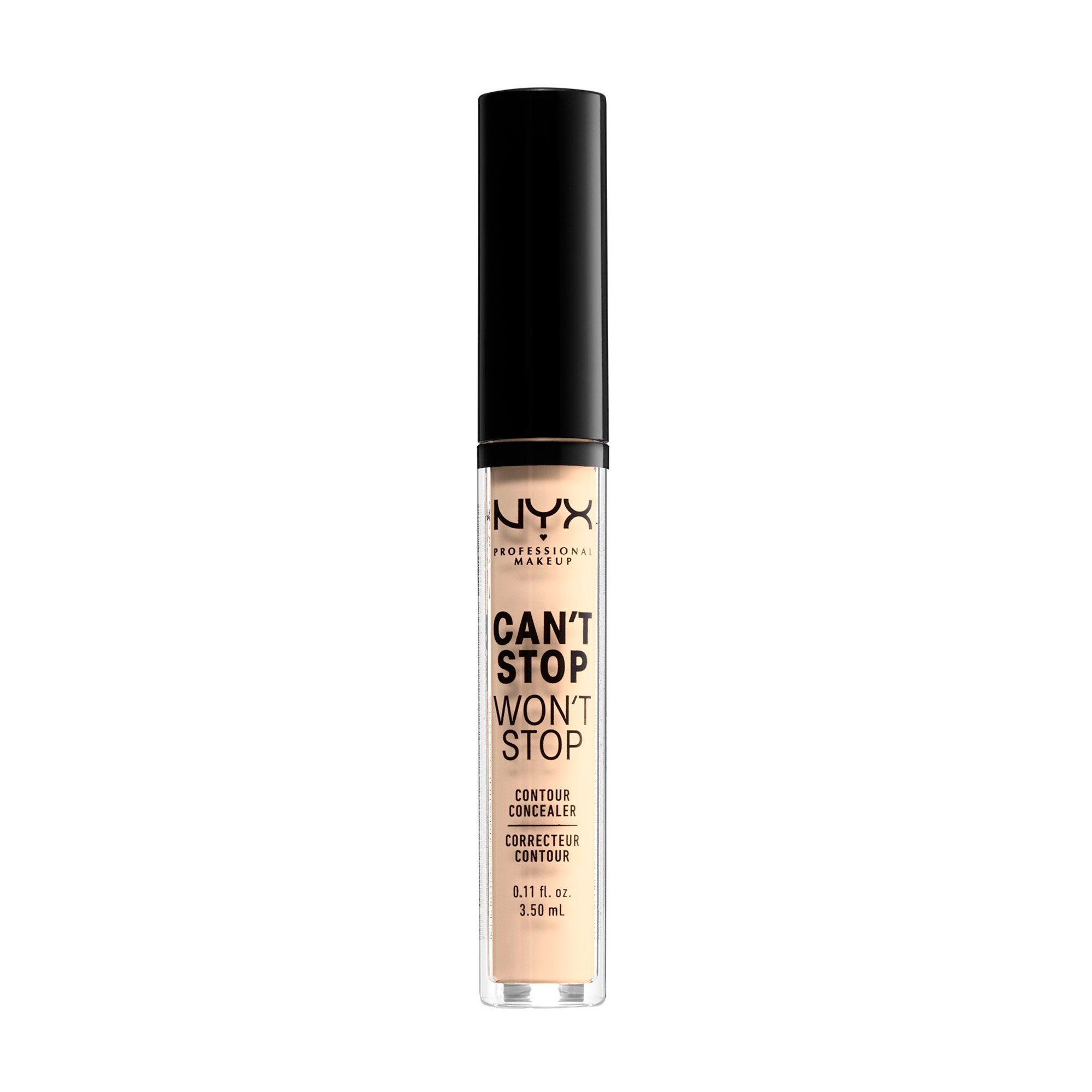 Консилер для обличчя NYX Professional Makeup Can't Stop Won't Stop Contour Concealer, 01 Pale, 3.5 мл